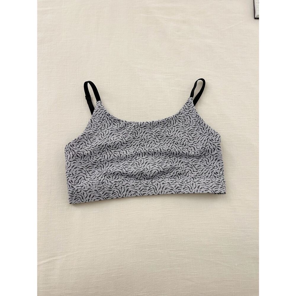 ALLFENIX Animal Print Sports Bra Unpadded